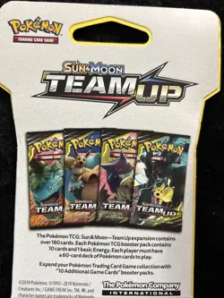 Pokemon Sun & Moon Team Up Sleeved Booster Pack Sealed - Image 5