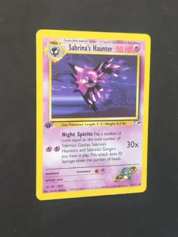 Pokemon TCG Sabrina's Haunter 1st Edition Gym Heroes 58/132 Non-Holo Regular - Image 3