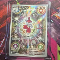 Pokemon TCG-Medicham 241/217 Illustration Rare Ascended Heroes NM/M Pack Fresh - Image 2