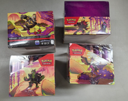 4 x Pokemon Shrouded Fable Mini-Tin Display Boxes (40 Mini Tins) Factory Sealed - Image 1