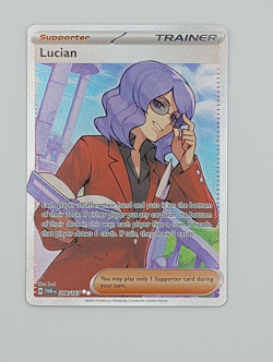 Pokemon TCG: Lucian 208/167 Twilight Masquerade Full Art Rare NM - Image 3
