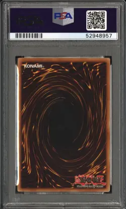 2002 YuGiOh Blue Eyes White Dragon LOB PSA 9 - LABEL ERROR (Slight Fade) - Image 2