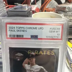 2024 Topps Chrome Update Series - Paul Skenes #USC88 (RC) PSA 10 - Image 3