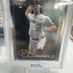 2024 Topps Chrome Update Series - Paul Skenes #USC88 (RC) PSA 10 - Image 4