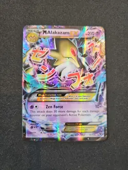 Pokemon M Alakazam EX Holo Ultra Rare TCG Card 26/124 XY Fates Collide - Image 1