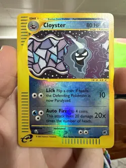 Cloyster 42/165 - Reverse Holo Pokemon TCG Expedition Rare Card LP - Image 1