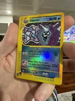 Cloyster 42/165 - Reverse Holo Pokemon TCG Expedition Rare Card LP - Image 4
