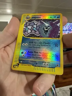 Cloyster 42/165 - Reverse Holo Pokemon TCG Expedition Rare Card LP - Image 5