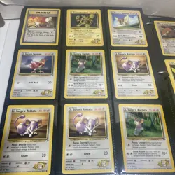 WOTC Pokemon TCG Gym Heroes/challenge Lt. Surge 30 card lot One 1st Ed - Image 1
