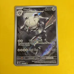 Steelix 150/132 Mega Evolutions Holo Rare Pokemon Card Near Mint Condition - Image 1