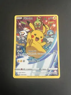 Pikachu SWSH020 SWSH: Sword & Shield Promo Cards Holo - Image 1