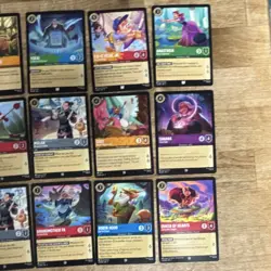 Disney Lorcana The First Chapter 36 Card Lot Ravensburger Rapunzel Mulan Yzma - Image 4