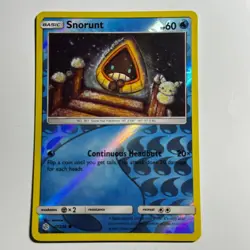 Snorunt 47/236 Common Reverse Holo Card SM - Cosmic Eclipse SM12 Pokemon TCG LP - Image 1