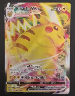 Pokemon Card - Pikachu Vmax - Black Star Promo - SWSH286 - NM - Image 1