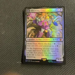 Blitzwing, Cruel Tormentor Universes Beyond: Transformers Foil - Image 1