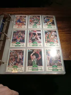 Sports Card Binder with Full of Sports Cards Used In Great Condition - Image 5