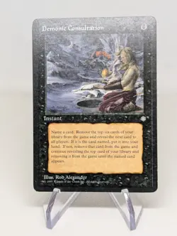 Demonic Consultation - MTG Magic the Gathering - Ice Age - Image 1
