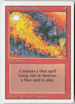 Red Elemental Blast - Normal - Revised Edition (3ED) - NM - Image 1