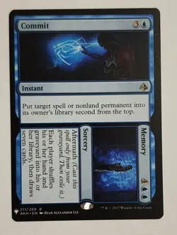 MTG Commit / Memory - The List Reprints Regular - NM Magic The Gathering - Image 1