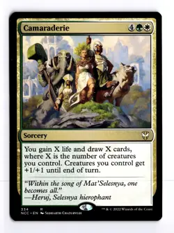 Camaraderie 334 Commander: Streets of New Capenna R MTG LP - Image 1