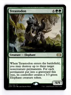 Terastodon 182 Double Masters R MTG LP - Image 1