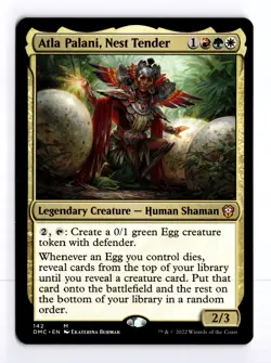 Atla Palani, Nest Tender 142 Commander: Dominaria United R MTG LP - Image 1