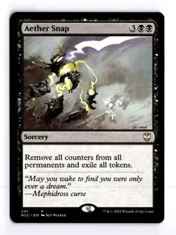 Aether Snap 241 Commander: Streets of New Capenna R MTG LP - Image 1