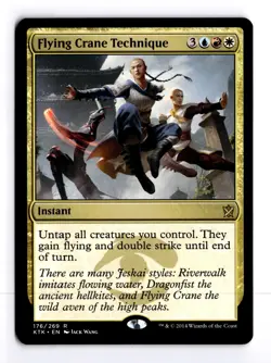 Flying Crane Technique 176 Khans of Tarkir R MTG LP - Image 1