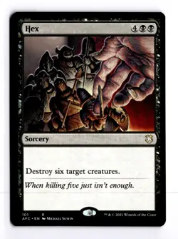 Hex 101 Commander: Adventures in the Forgotten Realms R MTG LP - Image 1