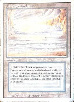 Magic the Gathering: Underground Sea Revised Edition Dual Land Reserved List - Image 2