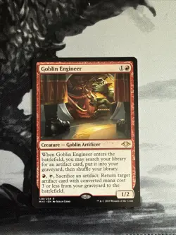 Goblin Engineer Modern Horizons NM Magic the Gathering - Image 1