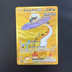 Raging Bolt EX 218/162 Temporal Forces Hyper Rare pokemon card - Image 1