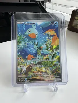 Pokemon TCG Ducklett Illustration Rare Card 109/086 Sv: White Flare - Image 3