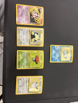 pokemon misprint error Jungle Set No Symbol Snorlax 11/64 + 4 Other Misprint - Image 1
