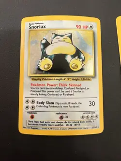 pokemon misprint error Jungle Set No Symbol Snorlax 11/64 + 4 Other Misprint - Image 4