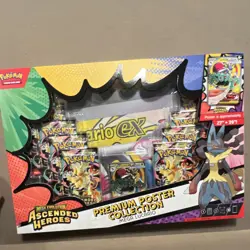 Pokemon Ascended Heroes Premium Poster Collection Mega Lucario - Image 1