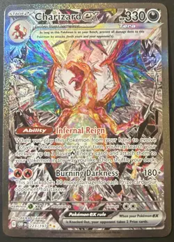 Pokemon TCG: Obsidian Flames - Charizard EX 223/197 - Pack Fresh - Image 1