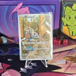 Pokemon Mimikyu Promo Holo Scarlet & Violet 075 Basic Safeguard 70 HP - Image 1