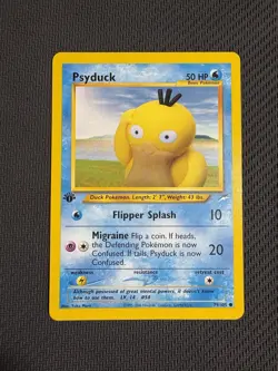 Pokemon 2002 Neo DESTINY 1st Edition PSYDUCK 79/105 NM - Image 1