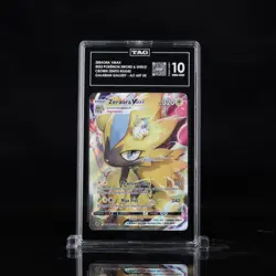 English Pokemon TCG Zeraora VMAX (Crown Zenith GG42/GG70) *TAG GEM MINT 10* - Image 1