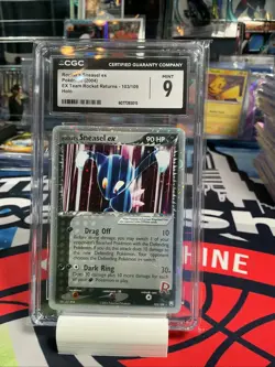 Pokemon Rocket's Sneasel ex EX Team rocket Returns Holo Ultra Rare #103 CGC 9 - Image 1