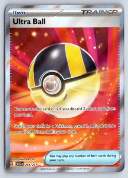 Ultra Ball 264/217 Ultra Rare ME: Ascended Heroes Pokemon NM - Image 1