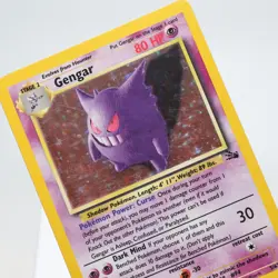 Pokemon TCG - Gengar 5/62 Fossil Holo Rare WOTC - LP - Image 1