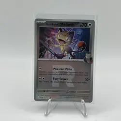 Team Rocket’s Meowth 161/217 Reverse Holo R Symbol Ascended Heroes - Pokemon NM - Image 1