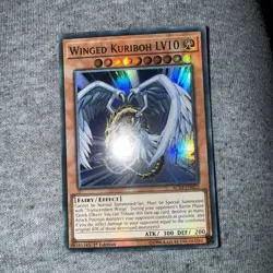 Yugioh Winged Kuriboh LV10 AC19-EN023 Super Rare 1st Ed NM - Image 1