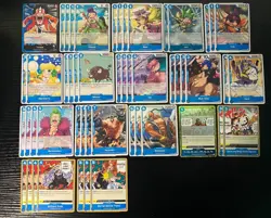 ONE PIECE TCG – Usopp Leader Blue Deck – 51 Card Ready to Play – EN - Image 1