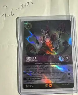 Ursula Sea Witch Queen Store Championship Promo 38/p1 Pack Pull Lorcana - Image 1