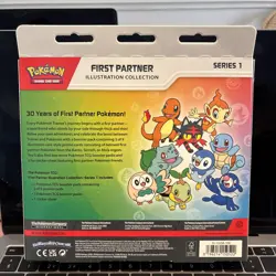 Pokemon First Partner Illustration Collection Series 1 SEALED Mega Evolutions - Image 2