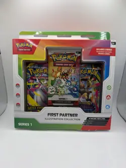 Pokemon First Partner Illustration Collection (Series 1) 2026 Box Sealed (Read) - Image 1