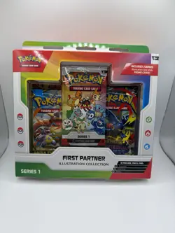 Pokemon First Partner Illustration Collection (Series 1) 2026 Box Sealed - Image 1
